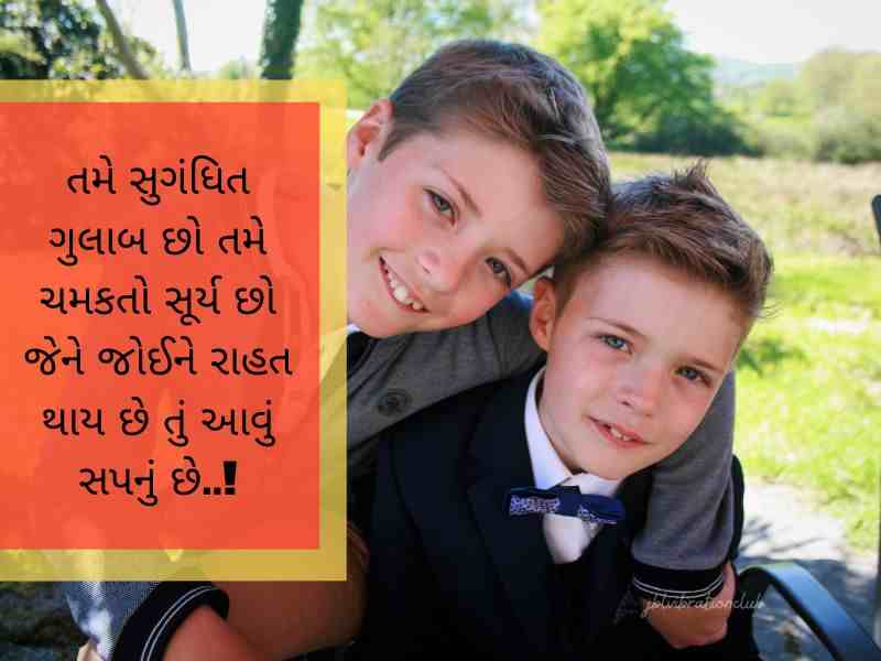 { ૧૦૦+ } ભાઈ વિશે શાયરી ગુજરાતી Bhai Shayari In Gujarati Text | Wishes | Quotes
